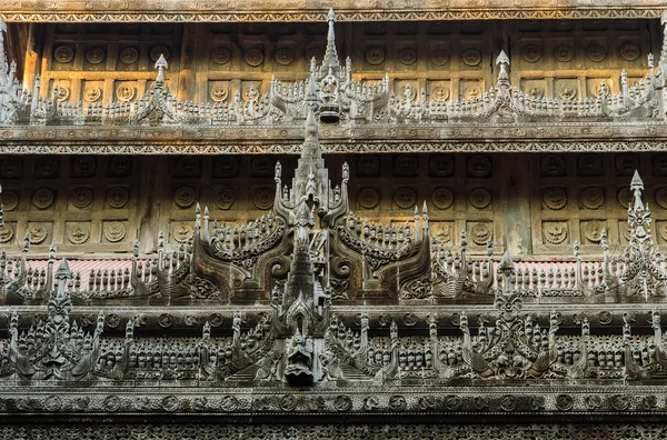 Mosteiro de Shwenandaw, Mianmar — Fotografia de Stock