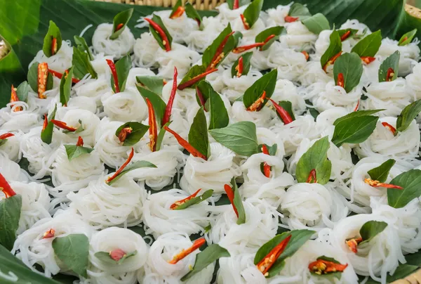 Fideos de arroz tailandés — Foto de Stock