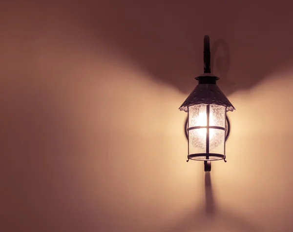 Vintage wall lamp — Zdjęcie stockowe