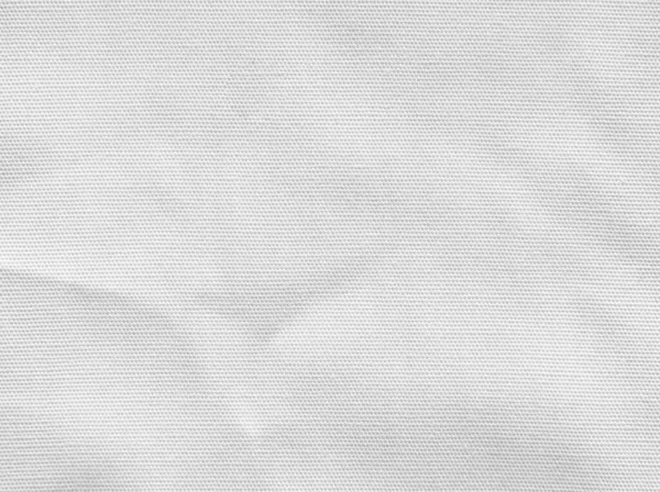 Gekromde Witte Katoenen Textuur Achtergrond — Stockfoto