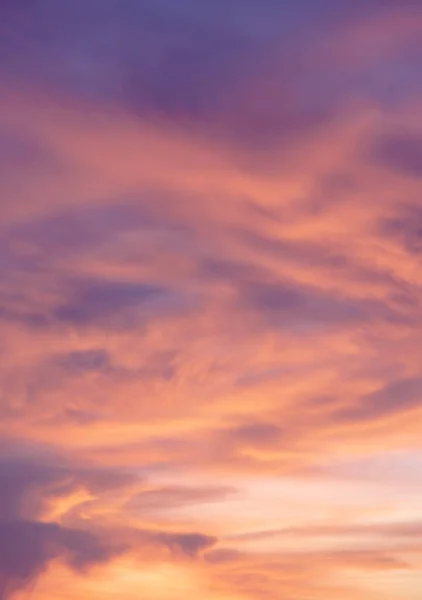 Fundo Pôr Sol Dramático Colorido Com Céu Cor Crepúsculo Nuvens — Fotografia de Stock
