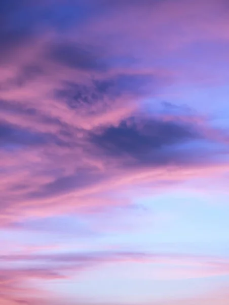 Dramático Cielo Atardecer Nubes Fondo Del Horizonte Crepuscular —  Fotos de Stock
