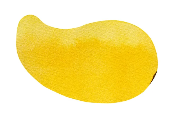 Acquerello Disegnato Mano Frutta Matura Mango Isolato Sfondo Bianco — Foto Stock