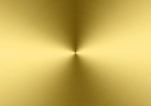 Metall Abstrakten Hintergrund Der Kreisförmigen Gebürstetem Gold Stahl Textur — Stockfoto