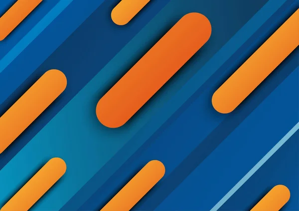 Strips Parallel Diagonal Pattern Background Orange Blue Color Modern Futuristic — Διανυσματικό Αρχείο