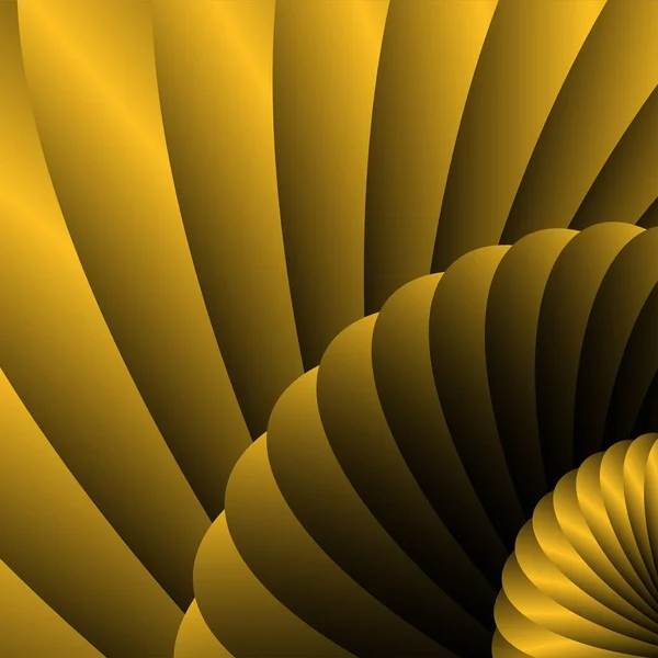 Abstract Curve Pattern Gold Black Gradient Color Creative Stripe Vector — Διανυσματικό Αρχείο