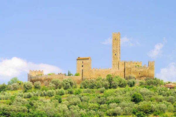 Slottet av montecchio vesponi 01 — Stockfoto