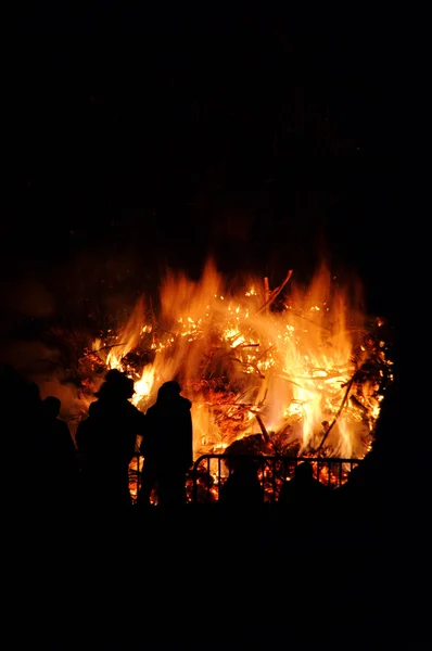 Hexenfeuer - ognisko podczas nocy Walpurgii 44 — Zdjęcie stockowe