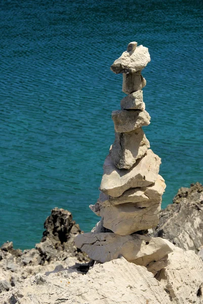 Kieselturm - tower from pebbles 24 — Stock Photo, Image