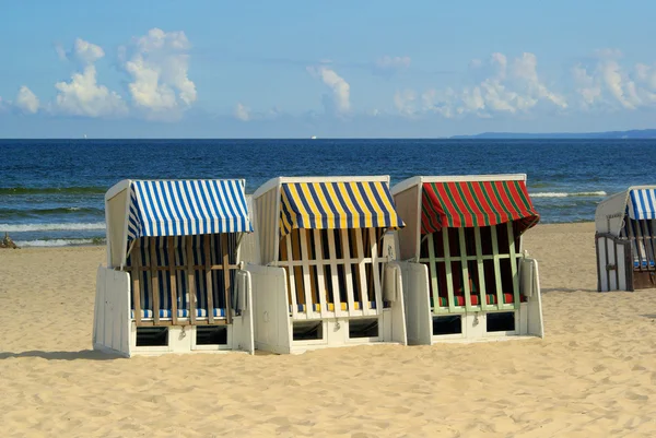 Strandkorb - Plážové lehátko 16 — Stock fotografie