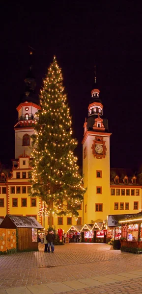 Weihnachtsmarkt Chemnitz - Chemnitz Різдвяний ринок 03 — стокове фото