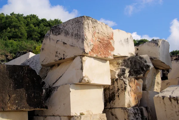 Marmor Steinbruch - poço de pedra de mármore 01 — Fotografia de Stock