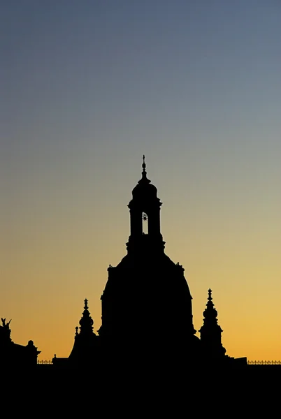 Dresden altstadt nacht - dresden gamla stan natten 06 — Stockfoto