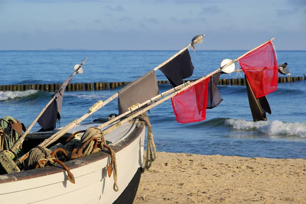 Fischkutter am Strand - fishing cutter on the beach 11 — Stock Photo, Image