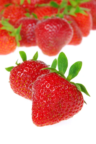 Erdbeere freigestellt - strawberry isolated 08 — Stock Photo, Image