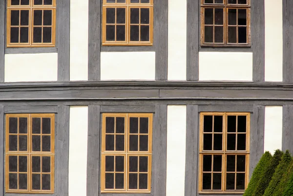 Fenster'i fachwerk - pencere ahşap 02 çerçeveleme — Stok fotoğraf