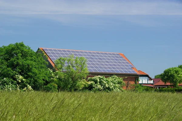 Solarização - central solar 92 — Fotografia de Stock