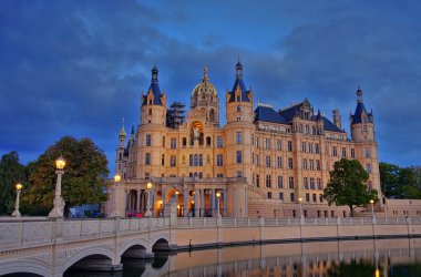 Schwerin schlossnacht - schwerin Saray gece 01