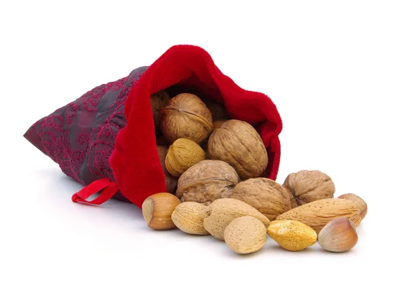 Nesse im Sack - nuts in sack 02 — Stock Photo, Image