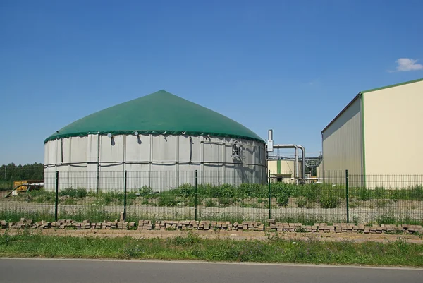 Biogasanlage - Fábrica de biogás 18 — Fotografia de Stock