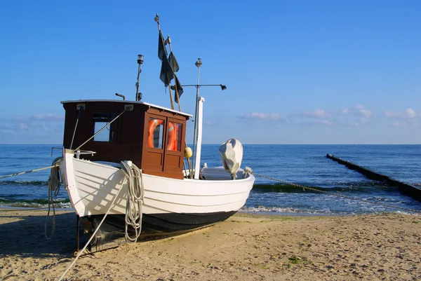 Fischkutter am Strand - fishing cutter on the beach 07 — Stock Photo, Image