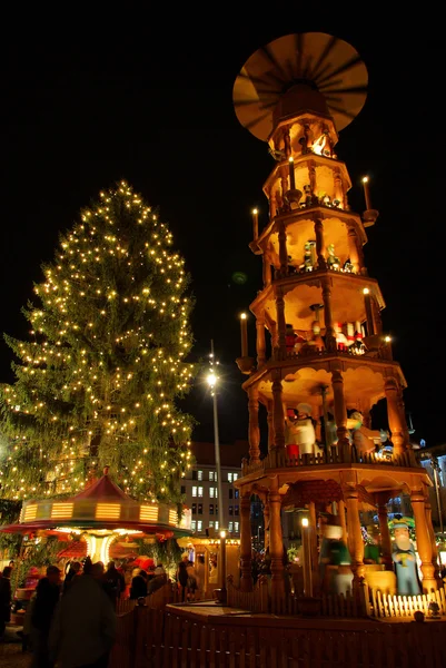 Dresden Weihnachtsmarkt - Dresden christmas market 02 Royalty Free Stock Images