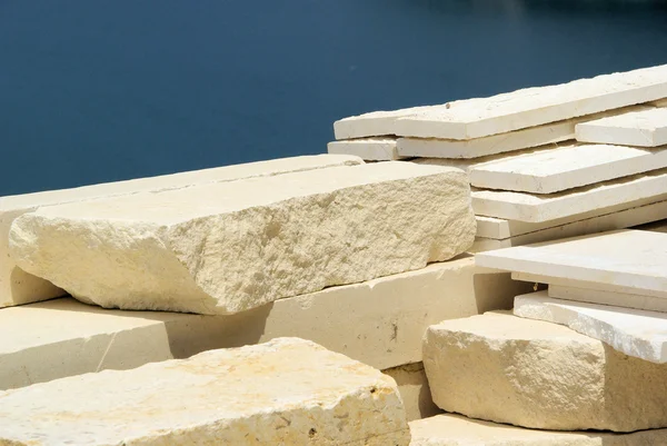Marmor block - marmor stenbrottet 08 — Stockfoto