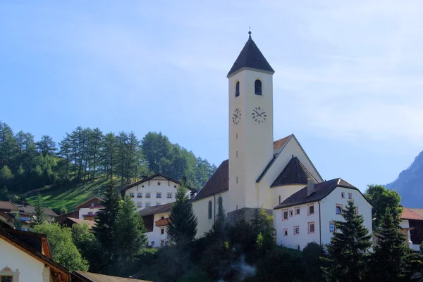 Reschen Kirche - Iglesia de Reschen 01 —  Fotos de Stock