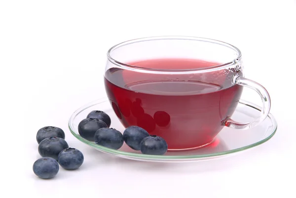 Tee Heidelbeere - blueberry tea 10 — Stock Photo, Image