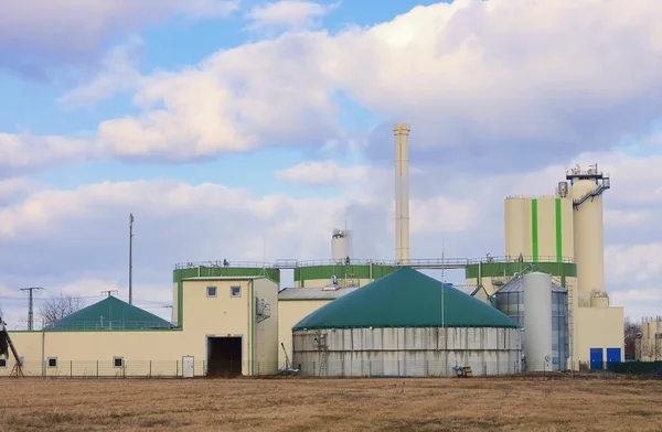 Biogasanläggning — Stockfoto