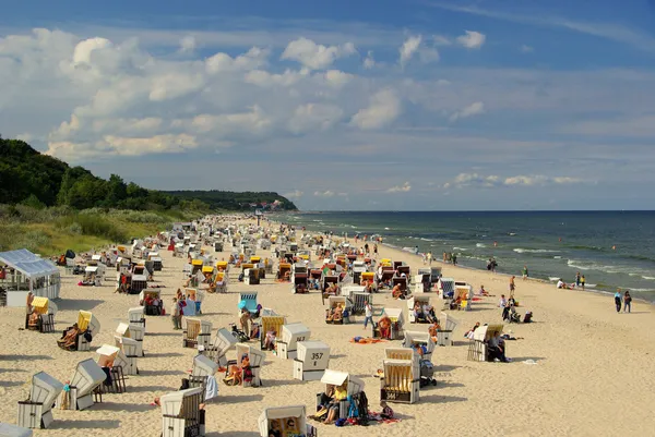 Heringsdorf beach — Stock Photo, Image