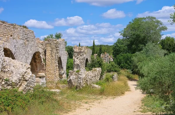 Barbegal su kemeri, Fransa — Stok fotoğraf