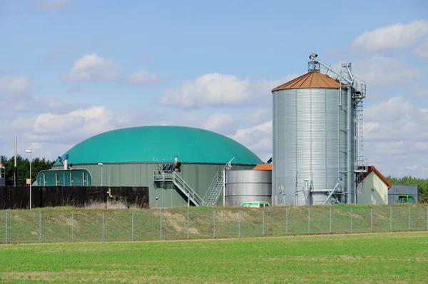 Impianto a biogas — Foto Stock