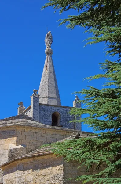 Bonnieux Kościoła, Francja — Zdjęcie stockowe