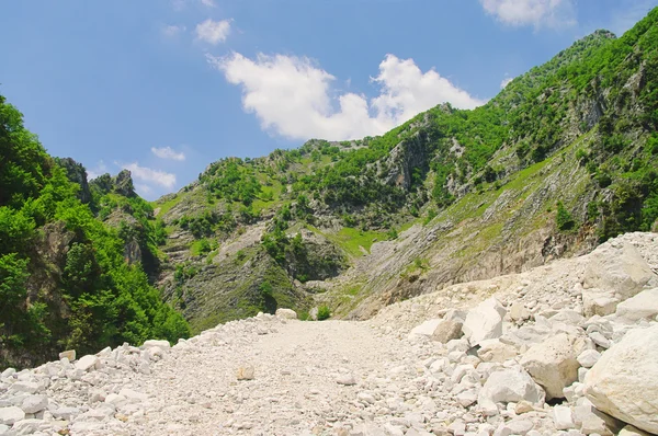 Carrara marmuru kamień kopalnia, Włochy — Zdjęcie stockowe