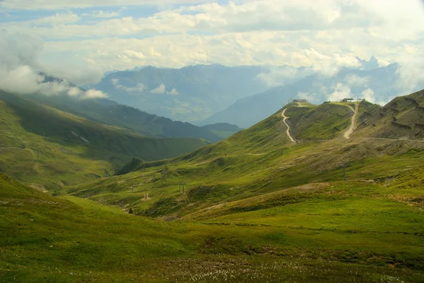 Piesze wycieczki do góry furgler, austria — Zdjęcie stockowe