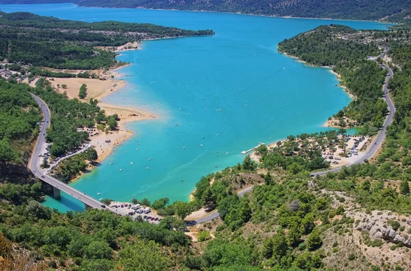 Lac de Sainte-Croix, Franciaország — Stock Fotó