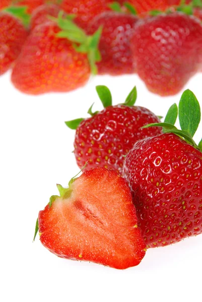 Erdbeere freigestellt - strawberry isolated 10 — Stock Photo, Image