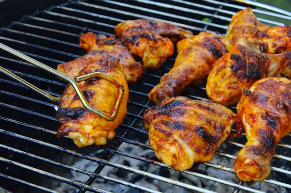 Grilling chicken 10 — Stock Photo, Image