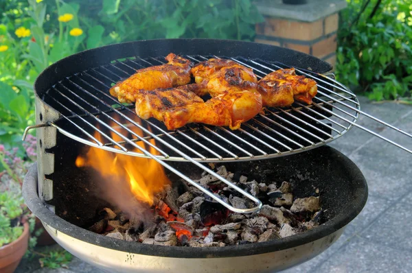 Grilling chicken 30 — Stock Photo, Image
