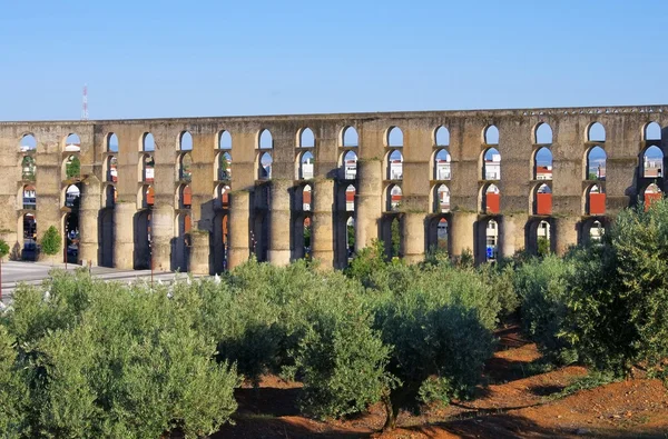 Aqueduto de Elvas — Fotografia de Stock