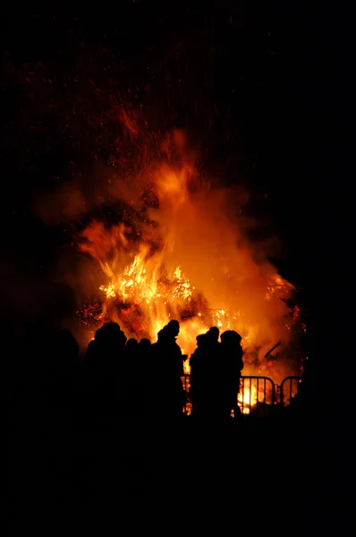Walpurgis Night bonfire — Stock Photo, Image