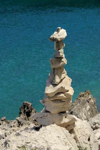 Tower from pebbles 23 — Stock Photo, Image