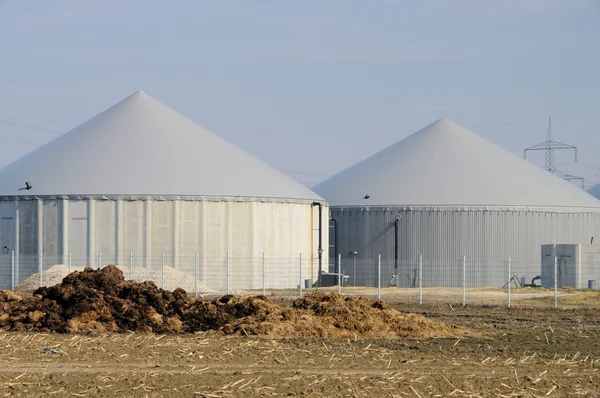 Biogasanläggning — Stockfoto