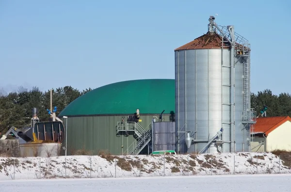 Elektrownia biogazowa — Zdjęcie stockowe