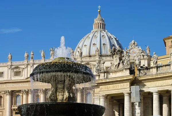 Roma Basílica Papal de São Pedro — Fotografia de Stock