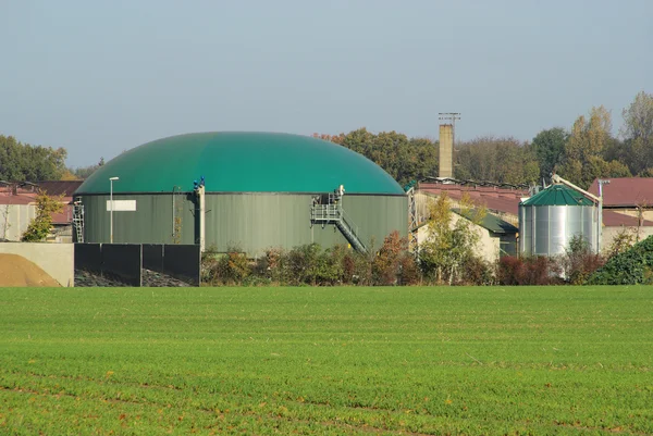 Biogasanlage — Stockfoto