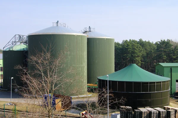 Biogasanlage — Stockfoto