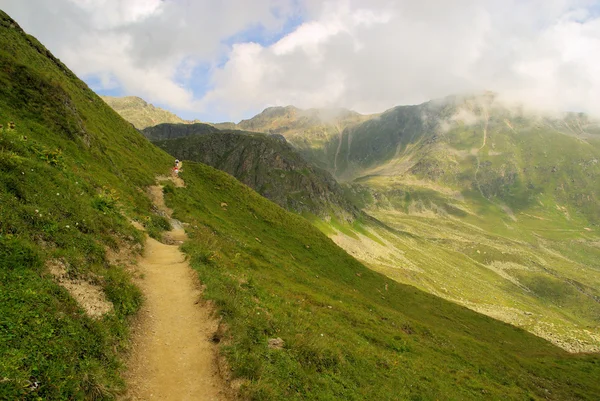 Caminhadas para montanha Furgler — Fotografia de Stock