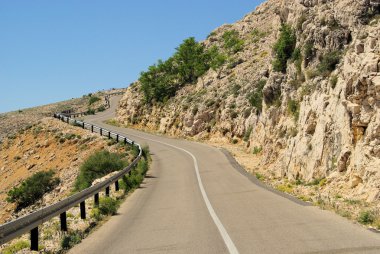 Stara Baska sahil yolu